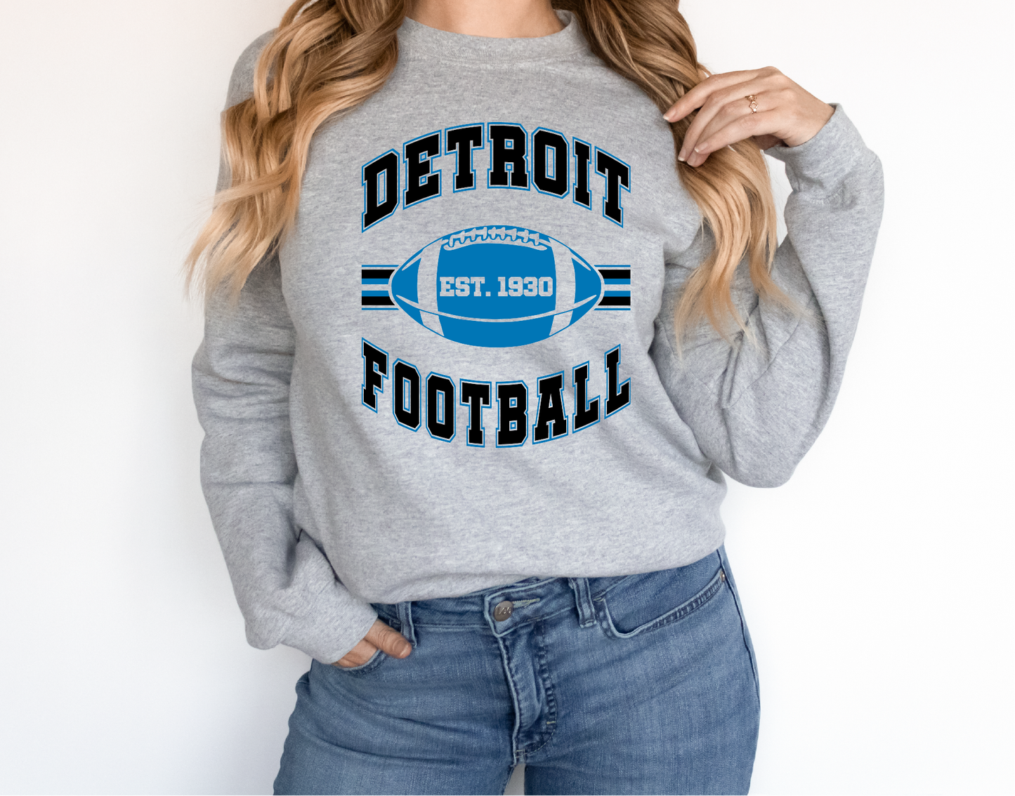 Detroit Football Black