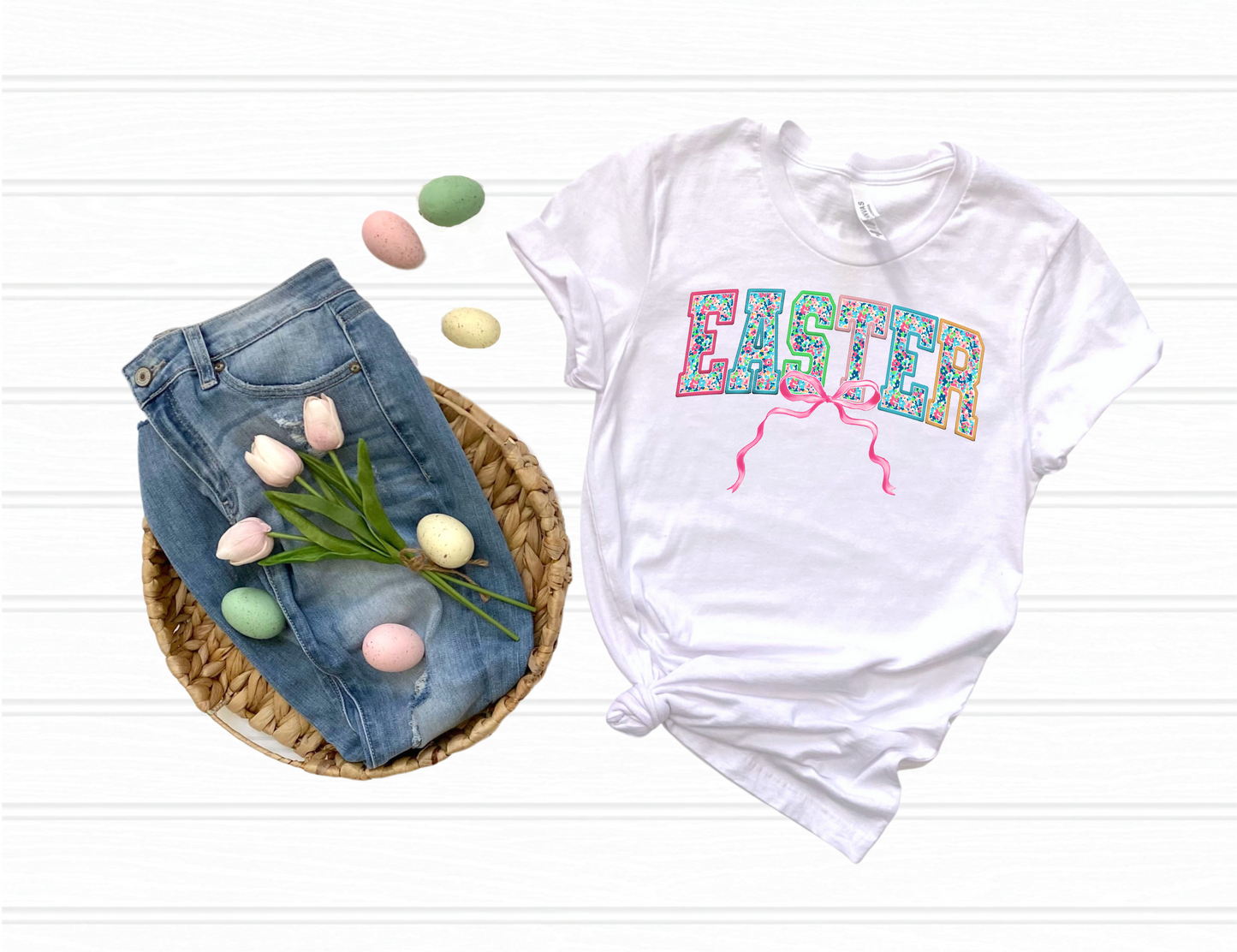 Easter Embroidered