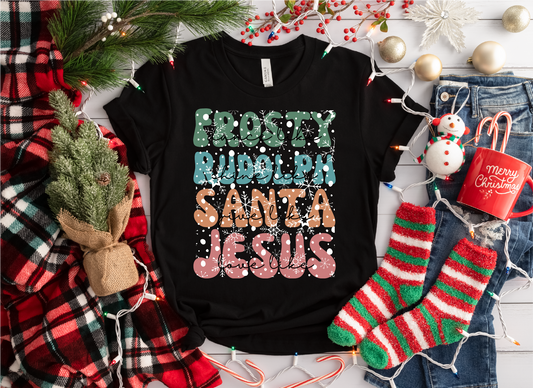 Frosty Rudolph Santa