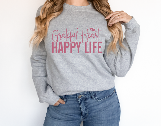 Grateful Heart Happy Life