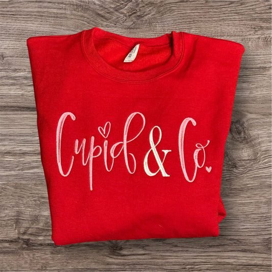 Embroidered Cupid and Co Sweatshirt