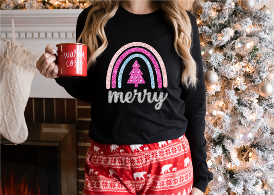 Merry Glitter Rainbow