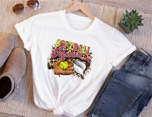 Softball Mama Leopard