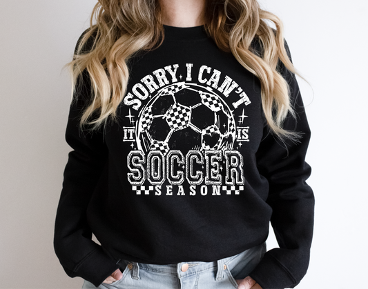 Sorry I can't Soccer